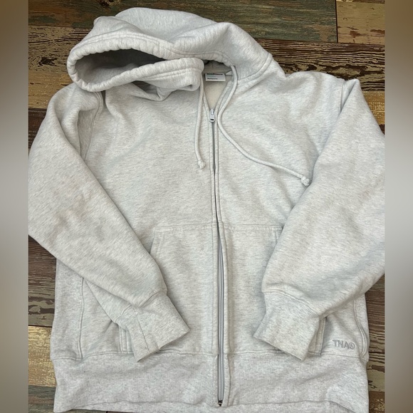 TNA Cozy Fleece Boyfriend Zip Up - Picture 1 of 7